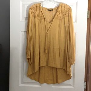 Long sleeve flowy blouse